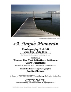 2016 A Simple Moment flyer
