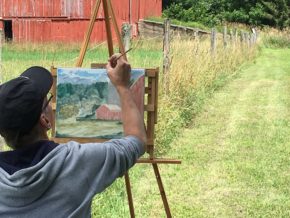 Plein Air Painting at the Olmsted Camp