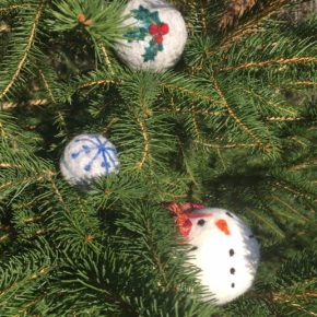 Needle Felting: Ornaments