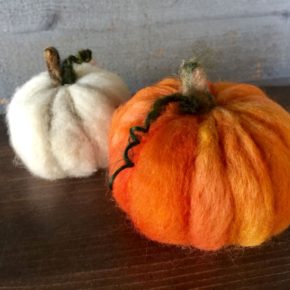 Needle Felting: Pumpkin